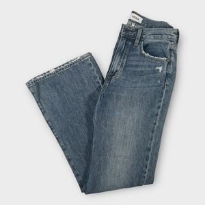 Pistola Forever Flare Jeans - NWOT- 26 - Distressed Raw Hem